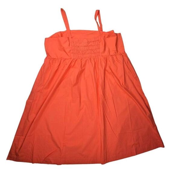 A new day Orange Sleeveless Sundress 4X - Picture 2 of 3